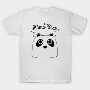 Mama Bear - Panda T-Shirt